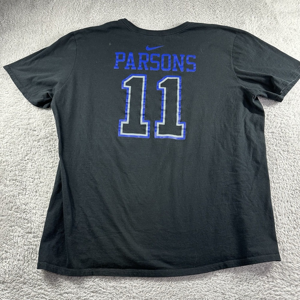 Dallas Cowboys Shirt Parsons #11‎ Mens 2x Black Nike Tee Athletic Cut Soft